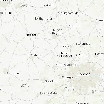 Map showing location of Aylesbury (51.816650, -0.814580)