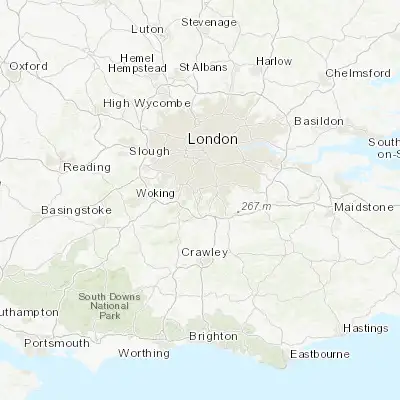 Map showing location of Banstead (51.322330, -0.206850)