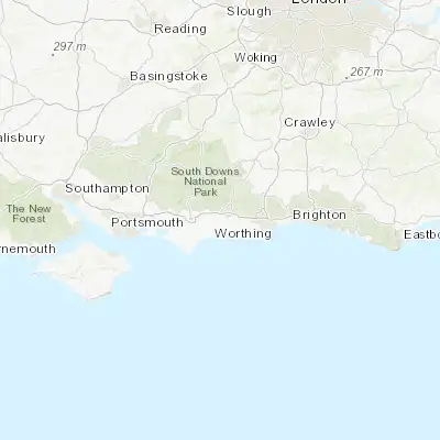 Map showing location of Barnham (50.831200, -0.637890)