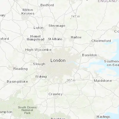 Map showing location of Barnsbury (51.540670, -0.116750)