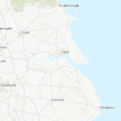 Map showing location of Barrow upon Humber (53.675500, -0.380620)