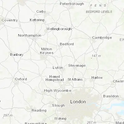 Map showing location of Barton-le-Clay (51.965980, -0.427310)