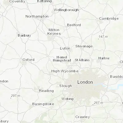 Map showing location of Berkhamsted (51.760400, -0.565280)