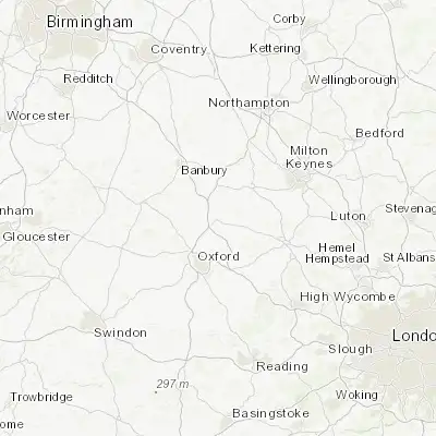 Map showing location of Bicester (51.899980, -1.153570)
