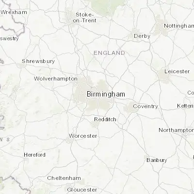 Map showing location of Birmingham (52.481420, -1.899830)