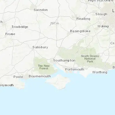 Map showing location of Bishopstoke (50.966430, -1.328320)