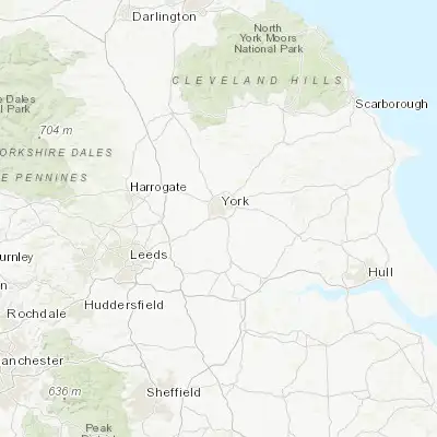 Map showing location of Bishopthorpe (53.919100, -1.099150)