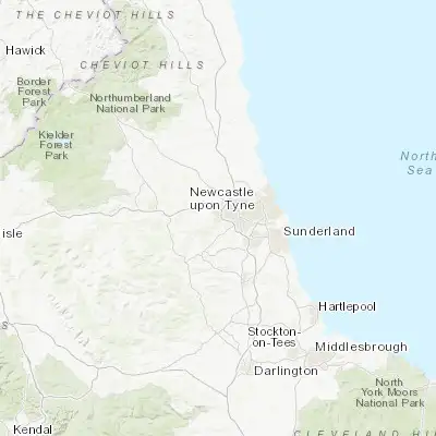 Map showing location of Blaydon-on-Tyne (54.964610, -1.713920)