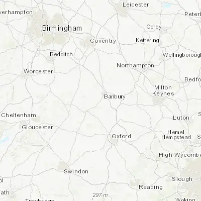 Map showing location of Bloxham (52.020390, -1.373210)