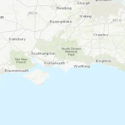 Map showing location of Bosham (50.830880, -0.853840)