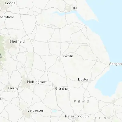 Map showing location of Bracebridge Heath (53.196470, -0.534210)