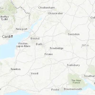 Map showing location of Bradford-on-Avon (51.347720, -2.250650)