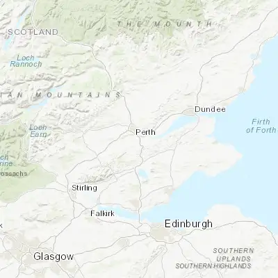 Map showing location of Bridge of Earn (56.348420, -3.406500)