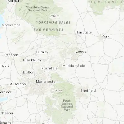 Map showing location of Brighouse (53.703220, -1.784280)