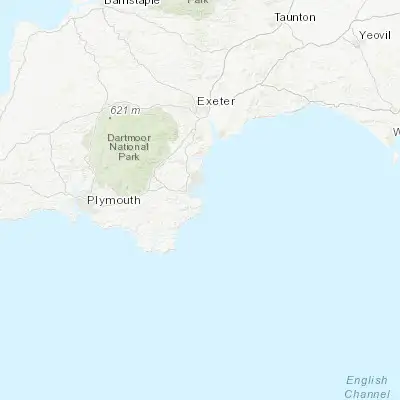 Map showing location of Brixham (50.394310, -3.515850)