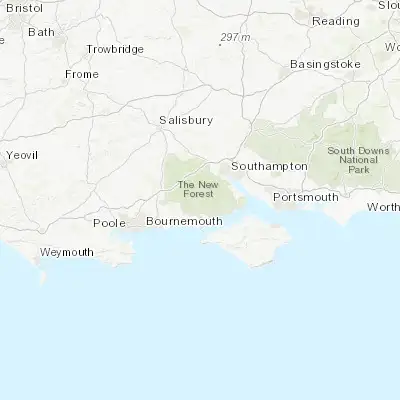 Map showing location of Brockenhurst (50.819360, -1.573030)