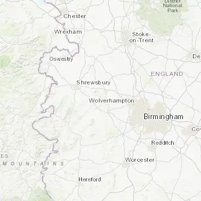 Map showing location of Broseley (52.613210, -2.482690)