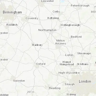 Map showing location of Buckingham (51.999680, -0.987790)