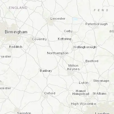 Map showing location of Bugbrooke (52.210060, -1.013040)