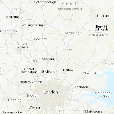 Map showing location of Buntingford (51.946120, -0.018410)
