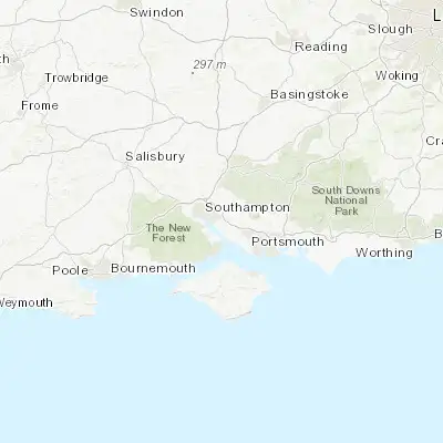 Map showing location of Bursledon (50.886580, -1.315960)