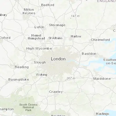 Map showing location of Camden Town (51.540570, -0.143340)