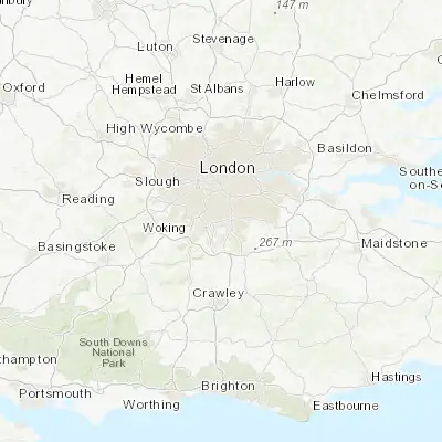 Map showing location of Carshalton (51.368290, -0.167550)