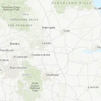 Map showing location of Castleford (53.725870, -1.362560)