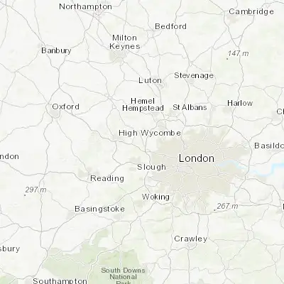 Map showing location of Chalfont Saint Peter (51.608850, -0.556180)