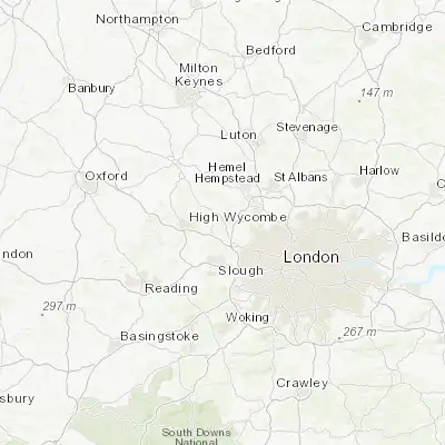 Map showing location of Chalfont St Giles (51.631840, -0.570260)