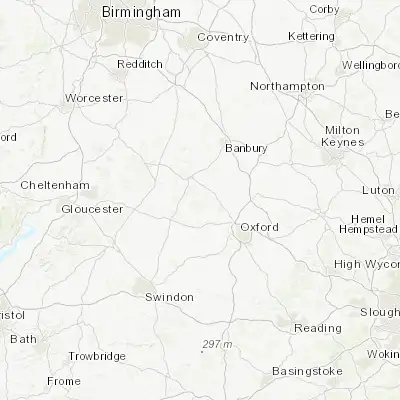 Map showing location of Charlbury (51.872700, -1.482470)
