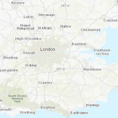 Map showing location of Chislehurst (51.417090, 0.068580)