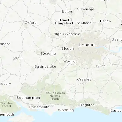 Map showing location of Chobham (51.348360, -0.606390)