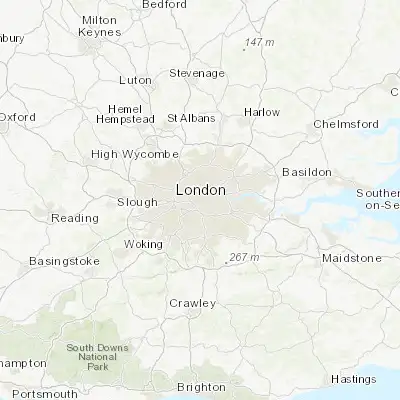 Map showing location of City of Westminster (51.497500, -0.135700)