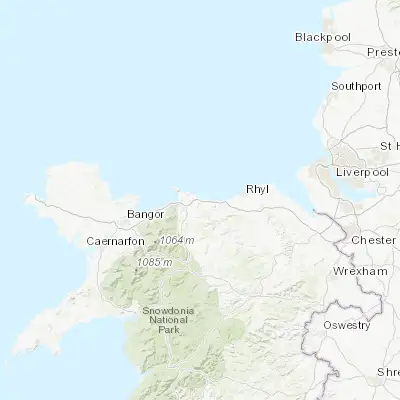 Map showing location of Colwyn Bay (53.294830, -3.726740)