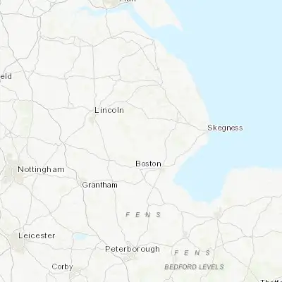 Map showing location of Coningsby (53.105980, -0.175950)