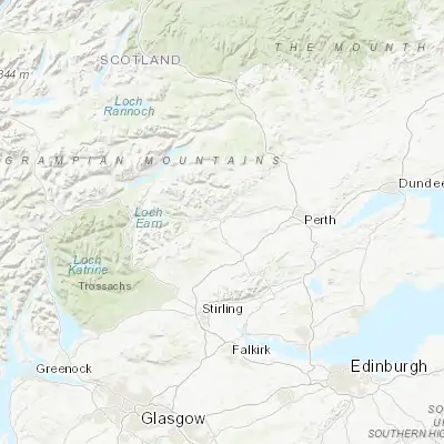 Map showing location of Crieff (56.372680, -3.838910)