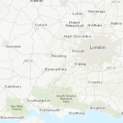 Map showing location of Crowthorne (51.370270, -0.792190)