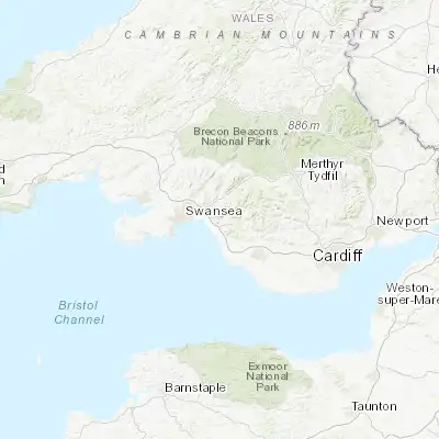 Map showing location of Cwmafan (51.616710, -3.762050)