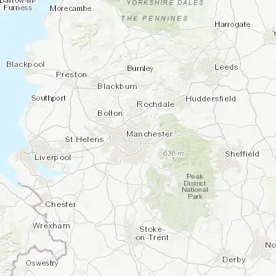 Map showing location of Droylsden (53.480050, -2.145430)