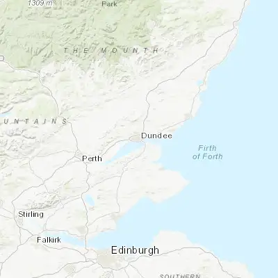 Map showing location of Dundee (56.469130, -2.974890)