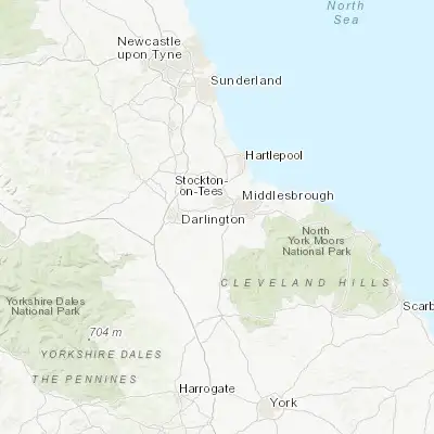 Map showing location of Eaglescliffe (54.525210, -1.350430)
