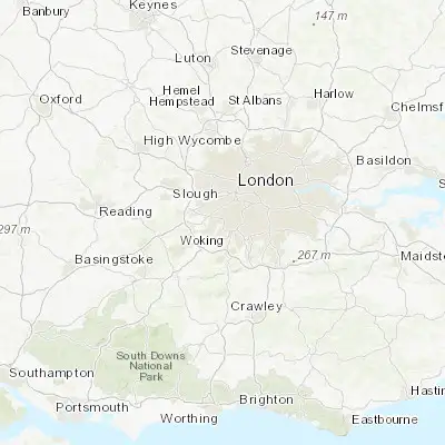 Map showing location of East Molesey (51.398720, -0.349160)