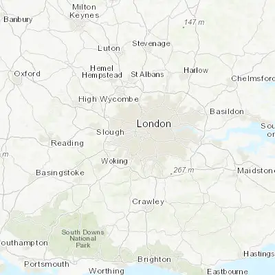 Map showing location of East Sheen (51.462910, -0.268440)