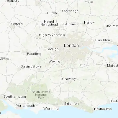 Map showing location of Esher (51.369690, -0.366930)