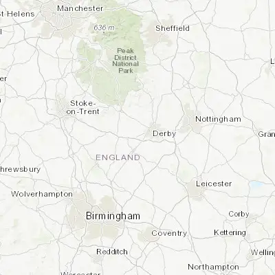 Map showing location of Etwall (52.883530, -1.600230)