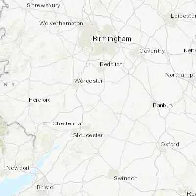 Map showing location of Evesham (52.092370, -1.948870)