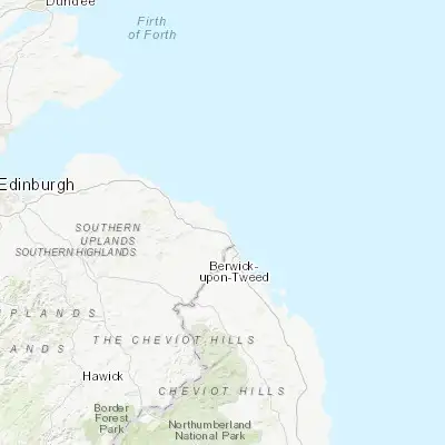 Map showing location of Eyemouth (55.871300, -2.090100)
