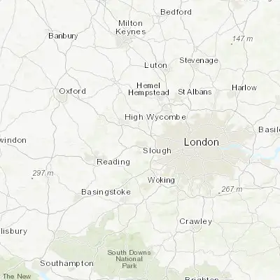 Map showing location of Farnham Royal (51.542080, -0.615840)