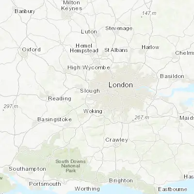 Map showing location of Feltham (51.446200, -0.413880)